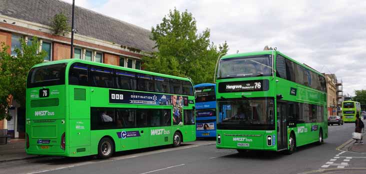 First Bristol Yutong U11DD 30053, 30070 & Volvo B9TL 37588